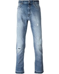 Closed Mid Wash Distressed Jeans