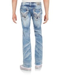 Affliction Cooper Distressed Straight Leg Jeans