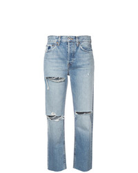 RE/DONE Cropped Straight Leg Jeans