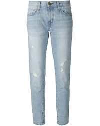 Current/Elliott Distressed Five Pocket Jeans