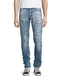 PRPS Demon Distressed Slim Straight Jeans