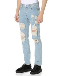 MSGM Destroyed Denim Jeans