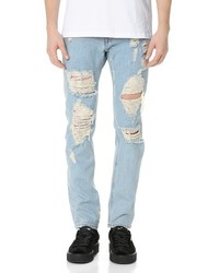 MSGM Destroyed Denim Jeans