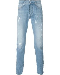 Diesel Distressed Slim Fit Jeans