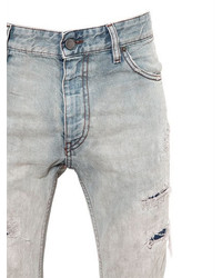 Love Moschino Distressed Cotton Denim Jeans