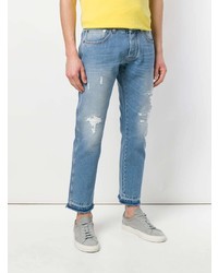 Ermanno Scervino Distressed Cropped Jeans