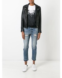 Golden Goose Deluxe Brand Distressed Cropped Jeans