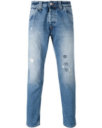 Cycle Distressed Cropped Jeans