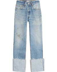 RE/DONE Distressed Cropped Jeans