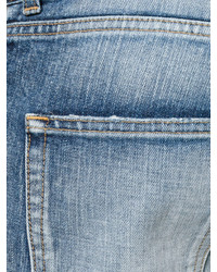 Saint Laurent Distressed Denim Jeans
