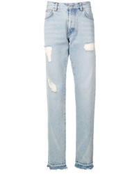 Heron Preston Distressed Detail Jeans