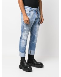 DSQUARED2 Distressed Effect Cropped Jeans