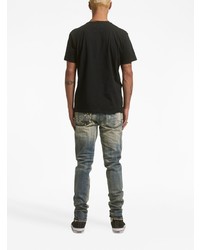 purple brand Distressed Effect Low Rise Jeans
