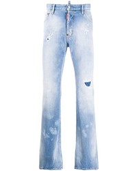 DSQUARED2 Distressed Flared Leg Jeans