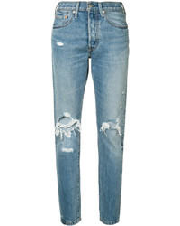 Levi's Distressed High Rise Jeans
