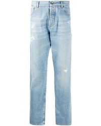 Brunello Cucinelli Distressed Loose Fit Jeans