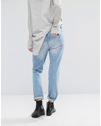 Vero Moda Distressed Mom Jeans With Extreme Rips