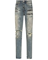 purple brand Distressed Ripped Slim Fit Jeans