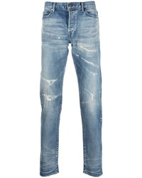 John Elliott Distressed Skinny Cut Jeans