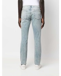 Frame Distressed Slim Cut Jeans