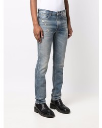 Paura Distressed Slim Fit Jeans