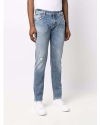 Dolce & Gabbana Distressed Slim Fit Jeans