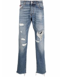 John Richmond Distressed Slim Fit Jeans