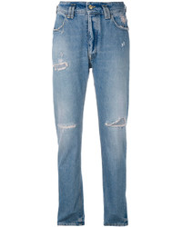 Cycle Distressed Slim Fit Jeans