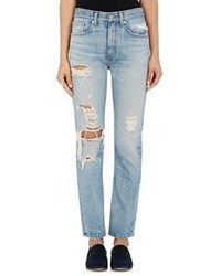 Brock Collection Distressed Straight Jeans