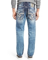 Distressed rock hot sale revival jeans