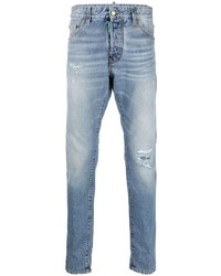 DSQUARED2 Distressed Straight Leg Jeans