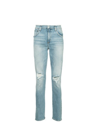 Agolde Distressed Straight Leg Jeans