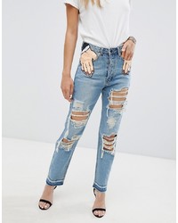 Signature 8 Festival Hand In Pocket Jeans With Rips