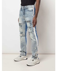 Mostly Heard Rarely Seen Half And Half Panelled Jeans