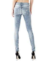 GUESS Letitia Mid Rise Skinny Jeans In Palisades Wash