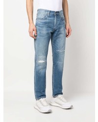 Levi's Made & Crafted Levis Made Crafted Ripped Detail Straight Leg Jeans
