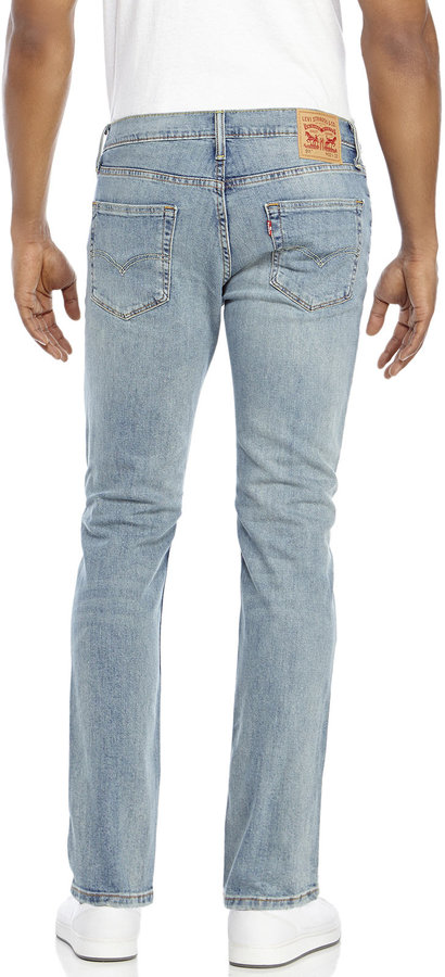 Levi's Light Wash 511 Slim Fit Distressed Jeans, $58 | Century 21 |  Lookastic
