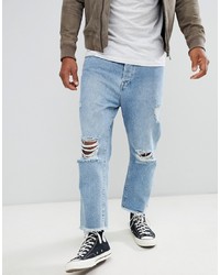 Soul Loose Cropped Ripped Jeans, $12 | Asos | Lookastic