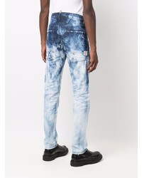 DSQUARED2 Mid Rise Distressed Straight Leg Jeans