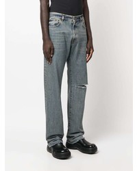 424 Mid Rise Rip Detail Jeans