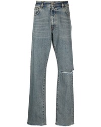 424 Mid Rise Rip Detail Jeans