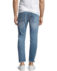 One Teaspoon Mr Blues Whiskered Distressed Jeans Blue