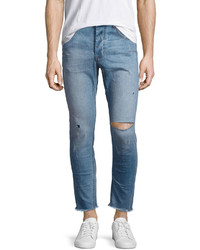 One Teaspoon Mr Blues Whiskered Distressed Jeans Blue