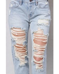Pacsun Thrashed Wash Ripped Boyfriend Jeans
