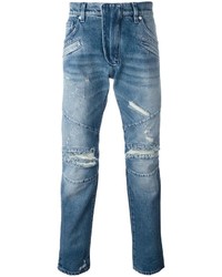 Pierre Balmain Distressed Slim Jeans