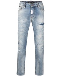 Philipp Plein Premium Distressed Detail Jeans