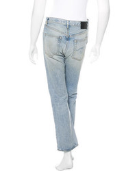 R 13 R13 Bowie Low Rise Distressed Jeans 85 TheRealReal