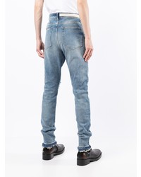 VAL KRISTOPHE R Distressed Slim Fit Jeans