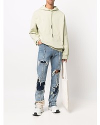 VAL KRISTOPHE R Ripped Denim Jeans