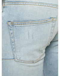R 13 R13 Distressed Slim Fit Jeans